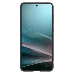 „Spigen Ultra Hybrid Mag“ dėklas su „MagSafe“ technologija, skirtas „Samsung Galaxy S25 Edge“ – juodas, permatomas