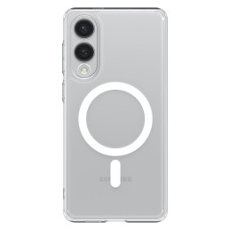 „Spigen Ultra Hybrid Mag“ dėklas su „MagSafe“ technologija, skirtas „Samsung Galaxy S25 Edge“ – skaidrus