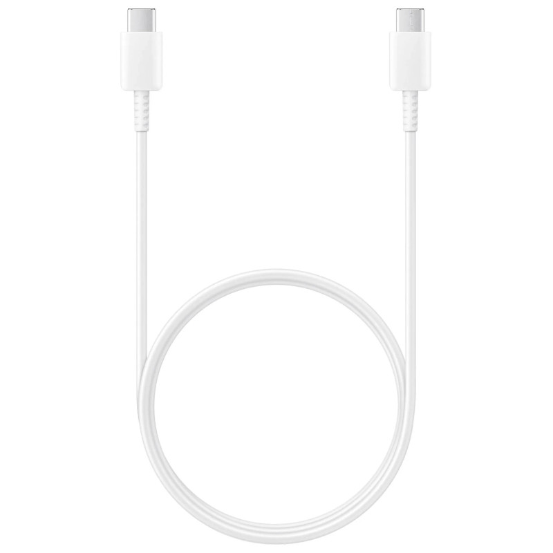 Samsung EP-DA705BWE USB-C - USB-C 3A kabelis 1 m (OOB masinis - pakaitinė pakuotė) - baltas