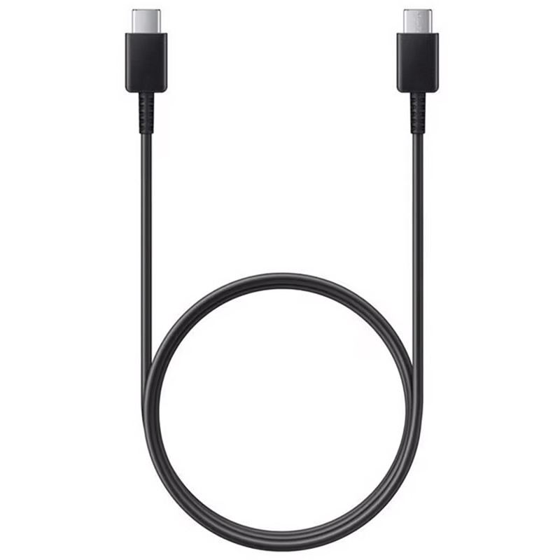 Samsung EP-DA905BBE USB-C – USB-C 3A kabelis 1 m (urmu – pakaitinė pakuotė) – juodas