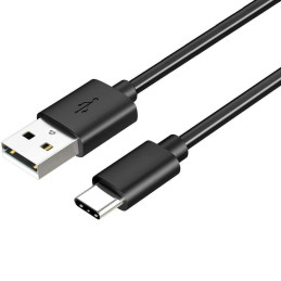 Samsung EP-DG950CBE USB-A - USB-C kabelis 1.2m (urmu - pakaitinė pakuotė) - juodas