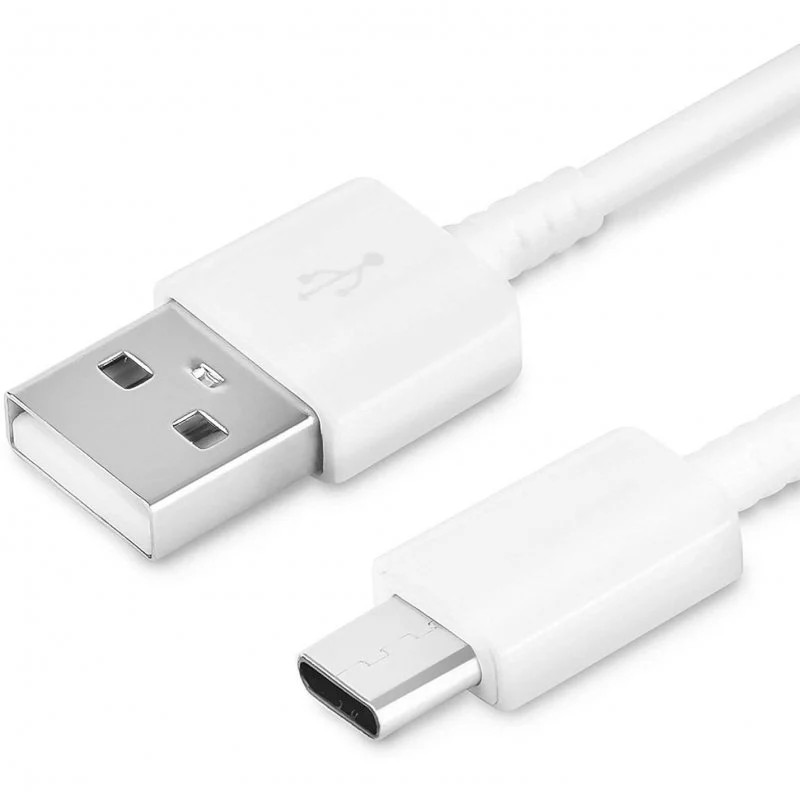 Samsung EP-DN930CWE USB-A - USB-C 3A kabelis 1.2m (didmeninė kaina - pakaitinė pakuotė) - baltas
