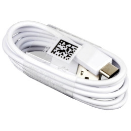 Samsung EP-DN930CWE USB-A - USB-C 3A kabelis 1.2m (didmeninė kaina - pakaitinė pakuotė) - baltas