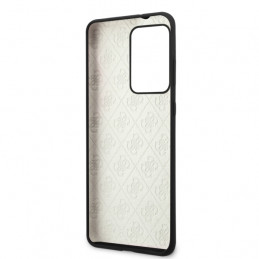 „Guess GUHCS69LS4GBK S20 Ultra G988“ juodas/ juodas kietas dėklas silikoninis 4G „Tone On Tone“