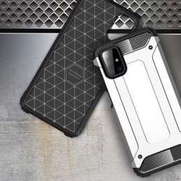 „Hybrid Armor“ šarvuotas hibridinis dėklas „Samsung Galaxy M51“ mėlynas
