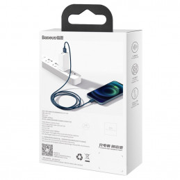 „Baseus Superior USB - Lightning“ laidas 2.4A 1 m mėlynas (CALYS-A03)