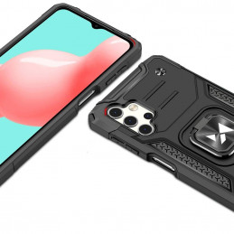 „Wozinsky Ring Armor“ hibridinis dėklas + magnetinis laikiklis „Samsung Galaxy A23“, mėlynas
