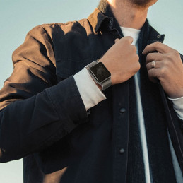 „Uniq Dante“ nerūdijančio plieno dirželis, skirtas „Apple Watch 1/ 2/ 3/ 4/ 5/ 6/ 7/ 8/ SE/ SE2 38/ 40/ 41 mm“ – rožinio...