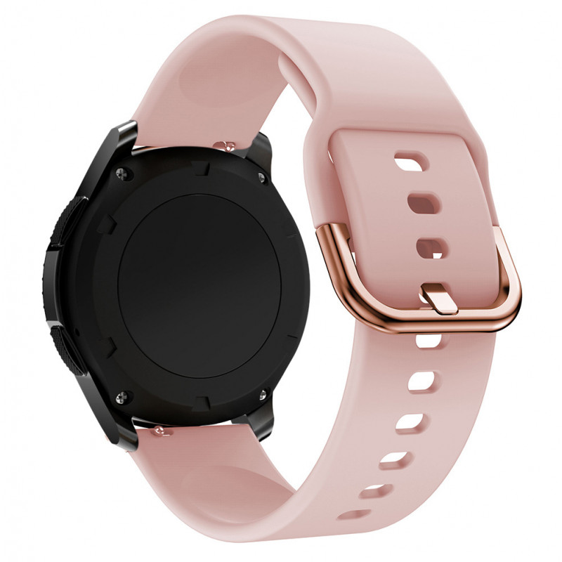 Silikoninis dirželis TYS, skirtas „Samsung Galaxy Watch 40 / 41 / 42 / 43 / 44 mm“ – rožinis