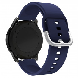 Silikoninis dirželis TYS, skirtas „Samsung Galaxy Watch 45 / 46 / 47 mm“ – tamsiai mėlynas