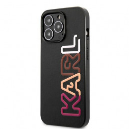 Karl Lagerfeld daugiaspalvis firminis dėklas, skirtas iPhone 13 Pro Max – juodas