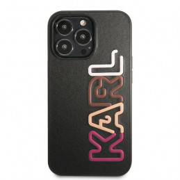 Karl Lagerfeld daugiaspalvis firminis dėklas, skirtas iPhone 13 Pro Max – juodas