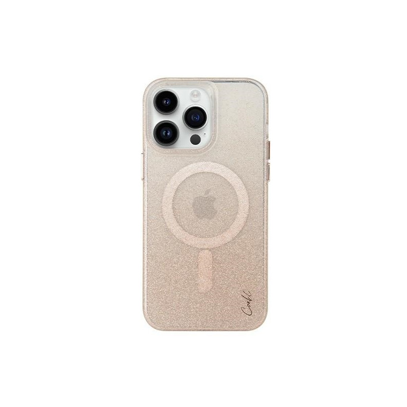 „Uniq Coehl Lumino“ dėklas, skirtas „iPhone 14 Pro“ – auksinis