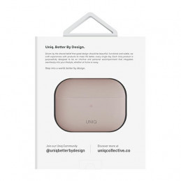 „Uniq Lino“ dėklas, skirtas „AirPods Pro 2“ – rožinis