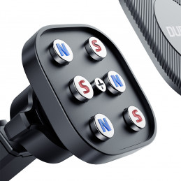„Dudao“ magnetinis automobilio telefono laikiklis su teleskopine rankena, juodas (F6Max)