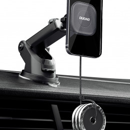 „Dudao“ magnetinis automobilio telefono laikiklis su teleskopine rankena, juodas (F6Max)
