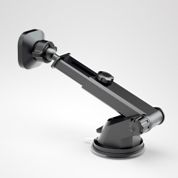 „Dudao“ magnetinis automobilio telefono laikiklis su teleskopine rankena, juodas (F6Max)