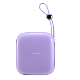 „Joyroom“ išorinė baterija 10000mAh „Jelly“ serijos 22,5 W su įmontuotu „Lightning“ laidu, violetinė (JR-L003)