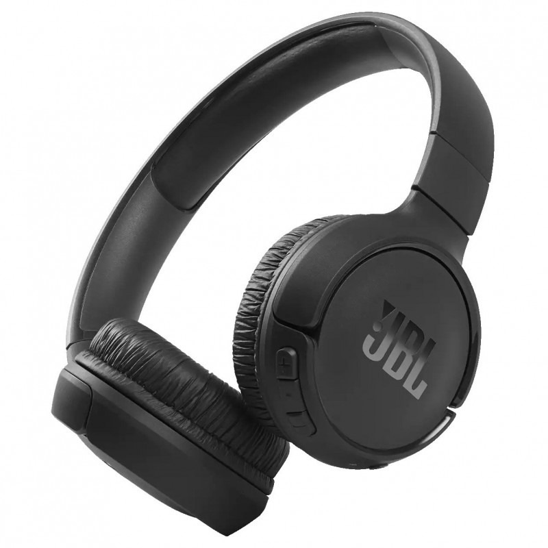 JBL Tune 510 belaidės ant ausies dedamos ausinės – juodos