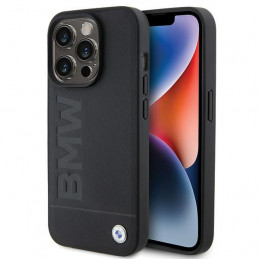 BMW odinis „Hot Stamp“ dėklas, skirtas „iPhone 15 Pro Max“ – juodas