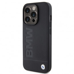 BMW odinis „Hot Stamp“ dėklas, skirtas „iPhone 15 Pro Max“ – juodas