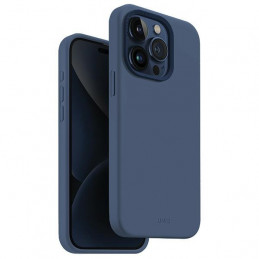 UNIQ Lino Hue Magclick įkrovimo dėklas, skirtas iPhone 15 Pro – tamsiai mėlynas