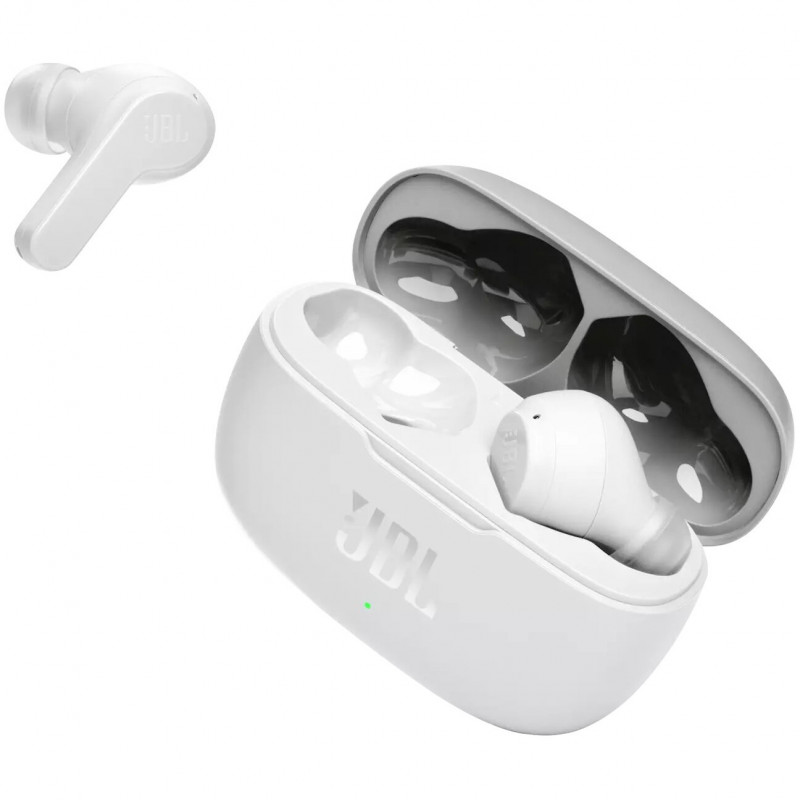 JBL Wave 200 belaidės TWS ausinės, baltos