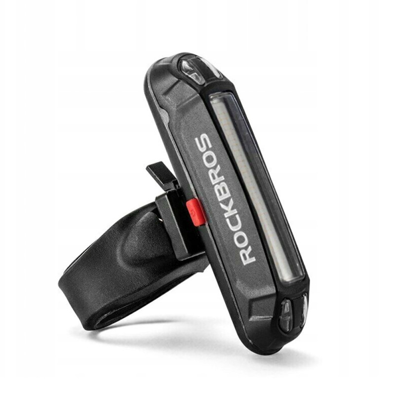 „Rockbros A54BK“ galinis dviračio žibintas + „Micro USB“ laidas – USB-A – juodas
