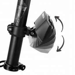 „Rockbros LKWD-R1“ galinis dviračio žibintas su lazeriu ir nuotolinio valdymo pultu + „Micro USB“ laidas – USB-A – juoda...