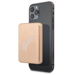 Guess 3000mAh 5W indukcinis maitinimo blokas su MagSafe – auksinis