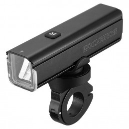 „Rockbros 24610002001“ priekinis dviračio žibintas, 1000 lm + USB-C - USB-A laidas, juodas