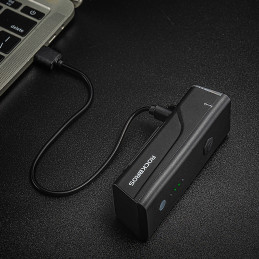 „Rockbros 24510003001“ priekinis dviračio žibintas, 260 lm + USB-C - USB-A laidas, juodas