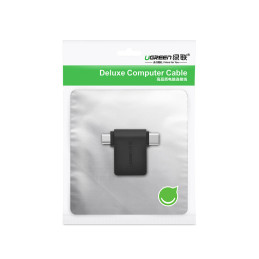 Ugreen USB OTG adapteris USB 3.2 Gen 1 (5Gbps) – USB Type C / micro USB black (30453)