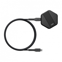 UAG belaidis įkroviklis 15 W su „MagSafe“ suderinamu stovu – juodos anglies spalvos