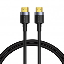 Baseus Cafule HDMI / HDMI 2.0 kabelis 4K 60 Hz 3D 18 Gbps 1 m - juodas