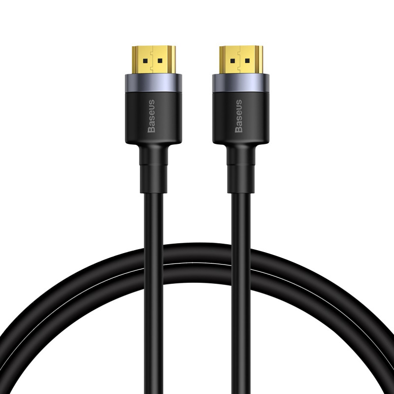 Baseus Cafule HDMI / HDMI 2.0 kabelis 4K 60 Hz 3D 18 Gbps 1 m - juodas