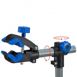 „Rockbros MP-02“ dviračių remonto stovas su grindų rankenėlėmis – juodas