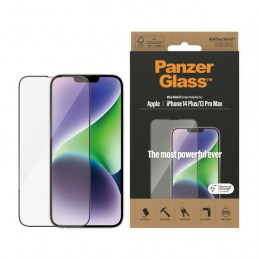 „PanzerGlass“ itin plataus kampo antibakterinis grūdintas stiklas, skirtas „iPhone 14 Plus“ / „13 Pro Max“