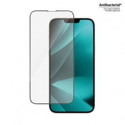 „PanzerGlass“ itin plataus kampo antibakterinis grūdintas stiklas, skirtas „iPhone 14 Plus“ / „13 Pro Max“