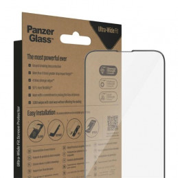 „PanzerGlass“ itin plataus kampo antibakterinis grūdintas stiklas, skirtas „iPhone 14 Plus“ / „13 Pro Max“