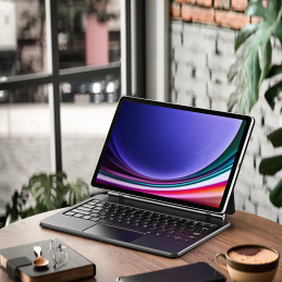 „Dux Ducis“ klaviatūros dėklas (MK serijos) su „Bluetooth“ klaviatūra, skirtas „Samsung Galaxy Tab S9+ / S8+ / S7+“ – ju...