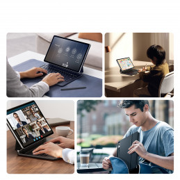 „Dux Ducis“ klaviatūros dėklas (MK serijos) su „Bluetooth“ klaviatūra, skirtas „Samsung Galaxy Tab S9+ / S8+ / S7+“ – ju...