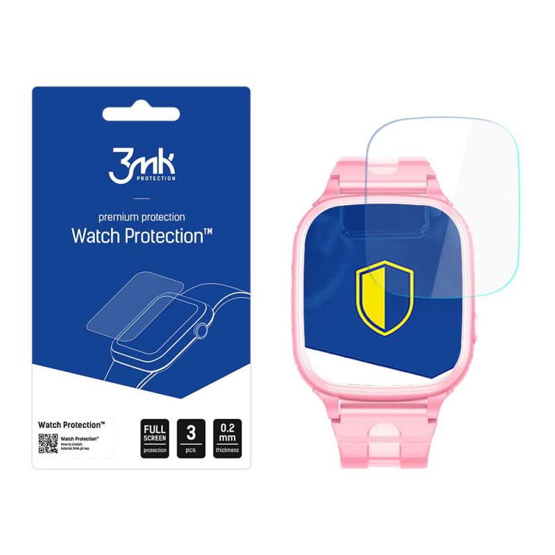 3mk laikrodžio apsauga ARC išmaniojo laikrodžio ekrano apsauga, skirta „Forever GPS WIFI Kids Watch Me 2 KW-310“