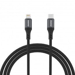 „Dudao L3CL“ USB-C – „Lightning“ 30 W 2 m pintas laidas – juodas