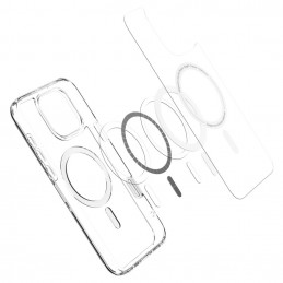 „Spigen Ultra Hybrid“ dėklas, skirtas „iPhone 16 Pro“ – baltas