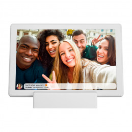 Denver Frameo PFF-1070W 10.1" skaitmeninis nuotraukų rėmelis – baltas