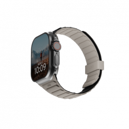 UAG Pathfinder silikoninis dvipusis magnetinis dirželis Apple Watch 42 / 44 / 45 / 46 / 49 mm - juodai pilkas