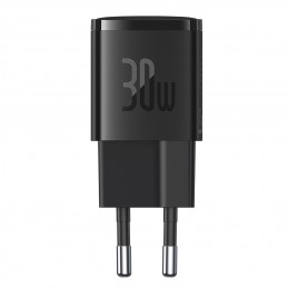 „Baseus Cube Pro“ 30 W USB-C sieninis įkroviklis – juodas