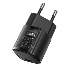 „Baseus Cube Pro“ 30 W USB-C sieninis įkroviklis – juodas