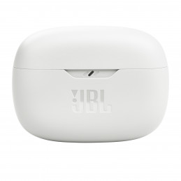 JBL Wave Beam belaidės į ausis įdedamos „Bluetooth 5.2“ ausinės, IP54, IPX2, baltos
